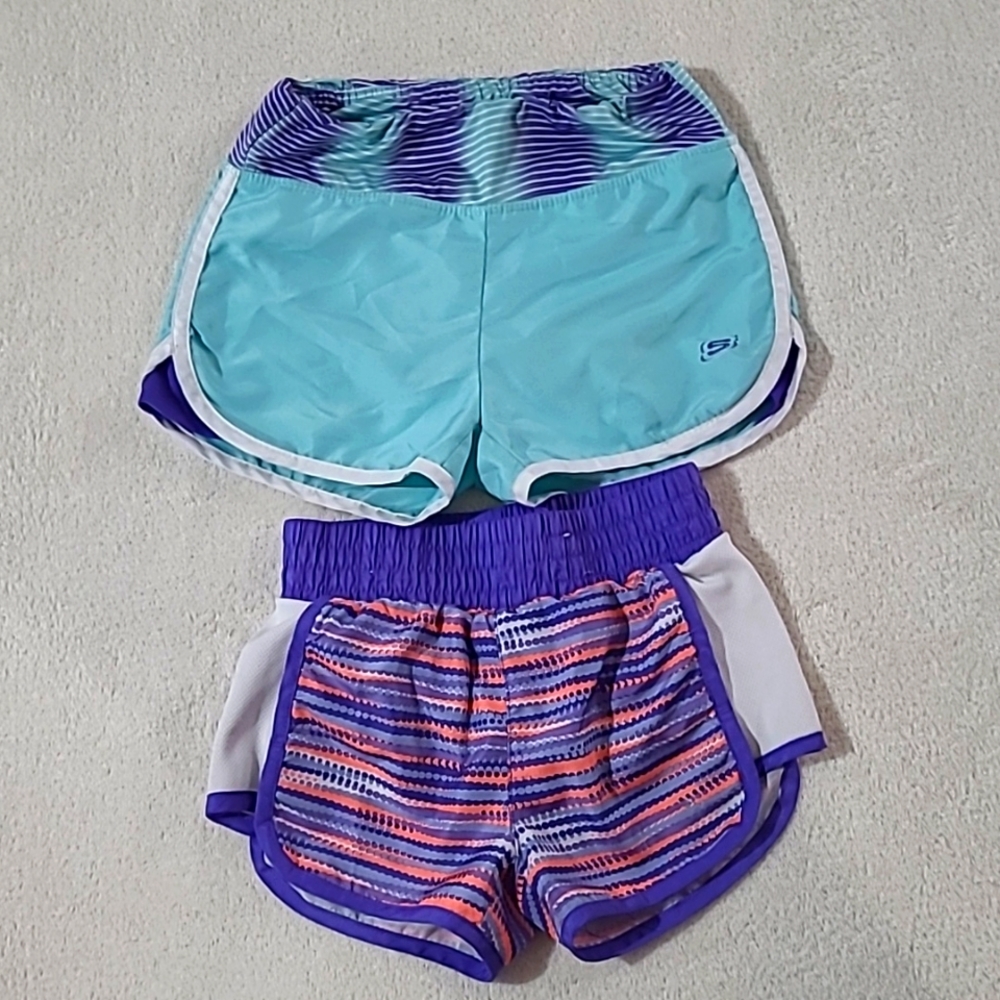 Skechers girls athletic shorts 2pcs